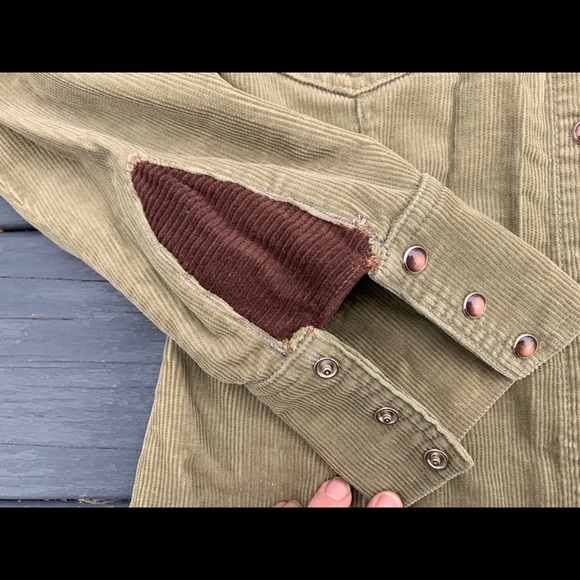 OOAK Mandala Corduroy Jacket Upcycled hippie boho bohemian layer medium large - Picture 4 of 7